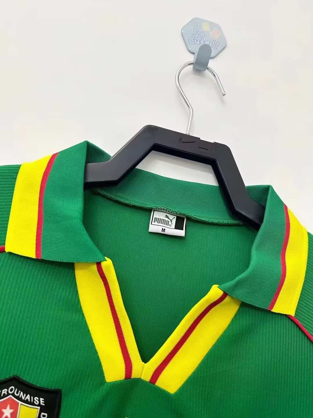 Cameroon 1998/99 Home Jersey - Retro Edition