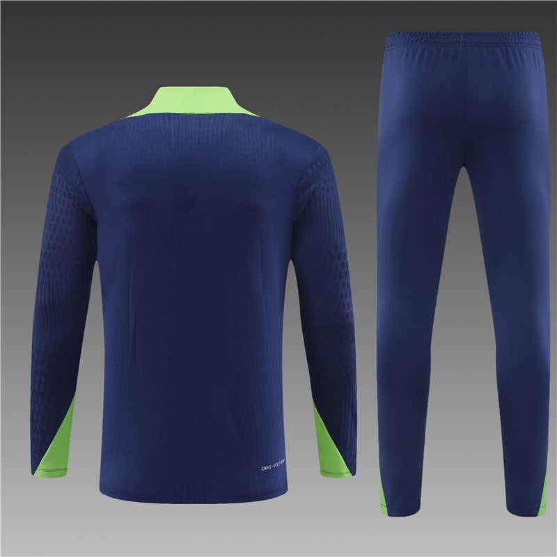 Brazil 2024/25 Training Tracksuit (Navy)