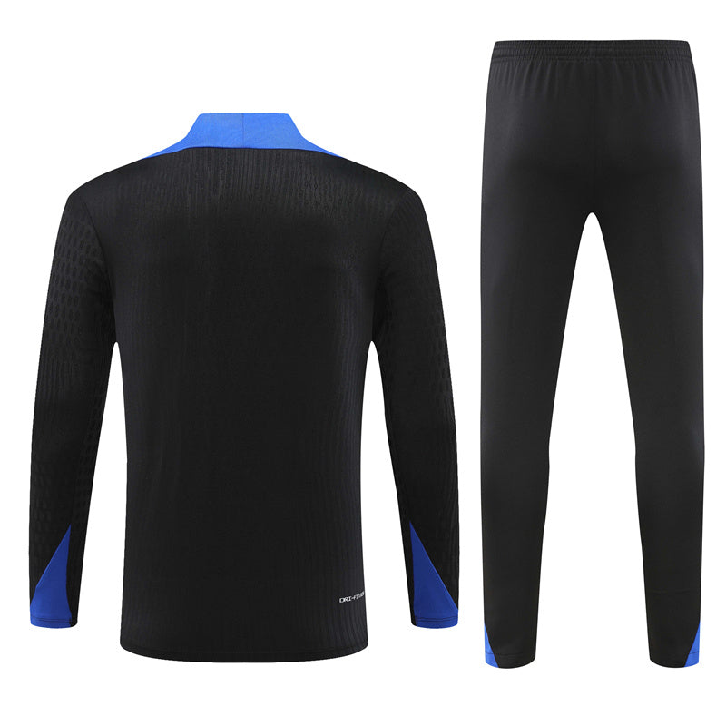 France 2024/25 Training Tracksuit (Black )