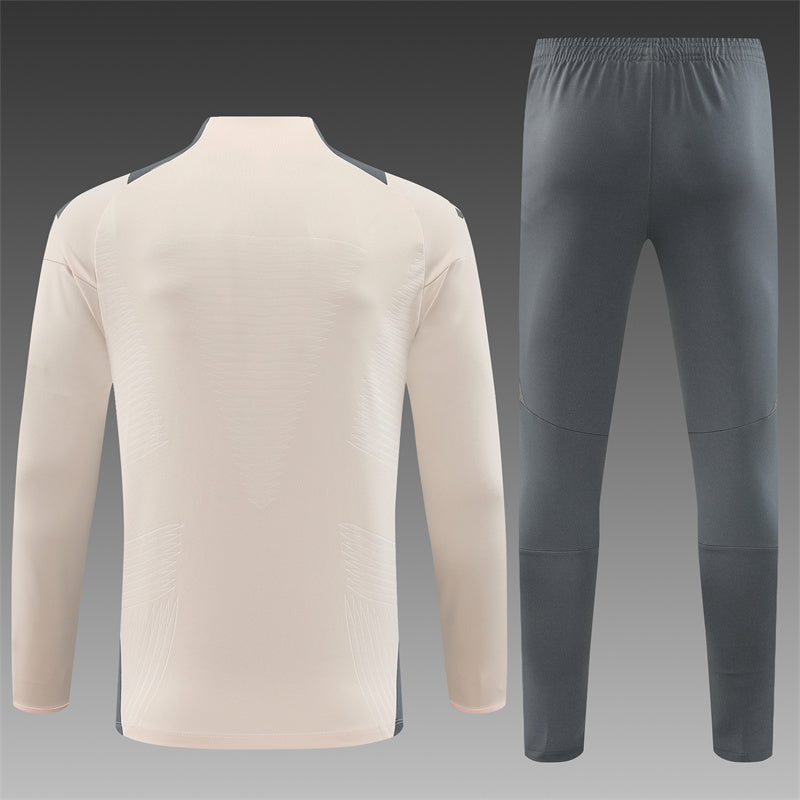 Real Madrid 2024/25 Training Tracksuit (Cream)