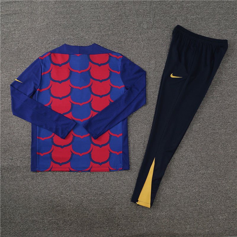 Barcelona 2024/25 Training Tracksuit (Red Blue)