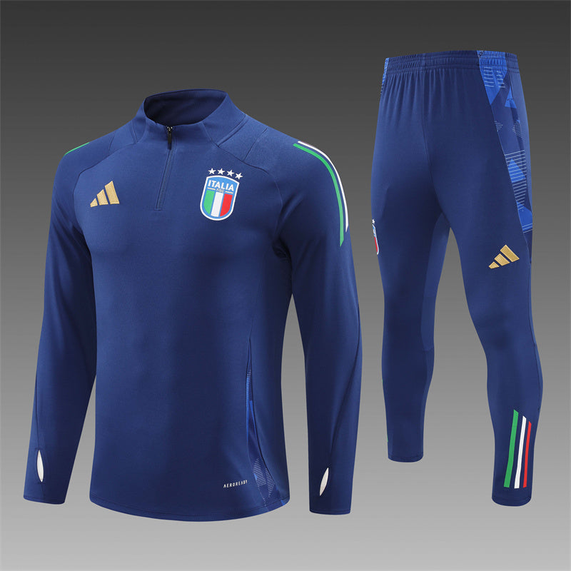 Italy 2024/25 Training Tracksuit (Navy)