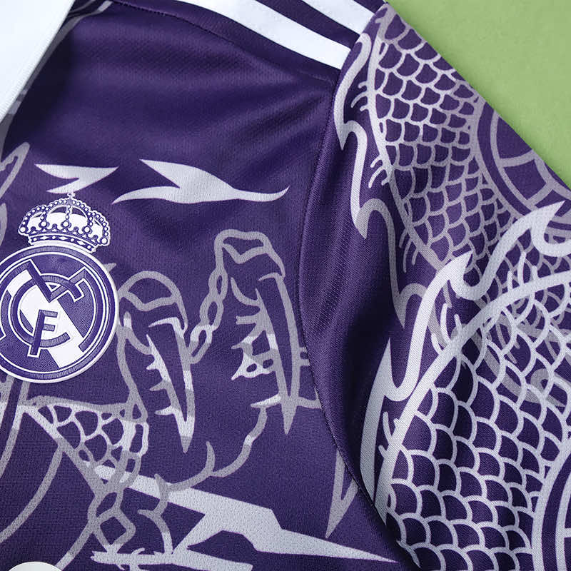 Real Madrid 2024/25 The Year of the Loong Memorial Jersey - Special Edition (Purple)