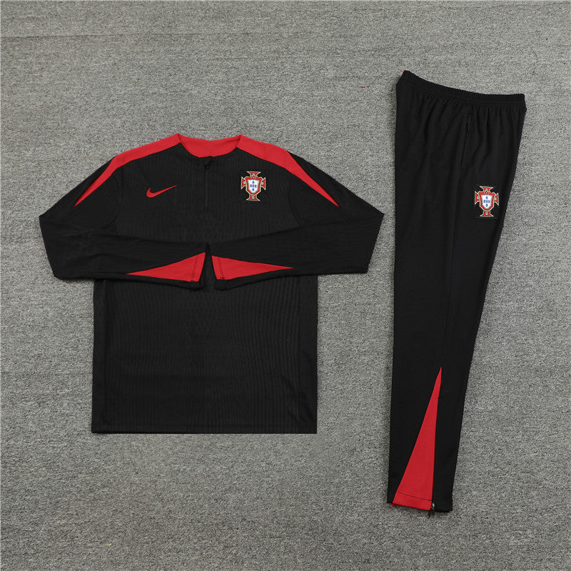 Portugal 2024/25 Training Tracksuit ( Black)