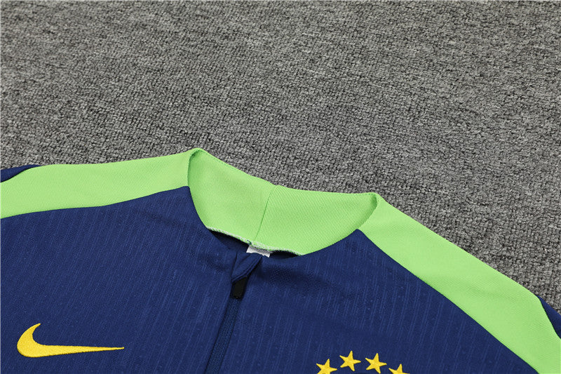 Brazil 2024/25 Training Tracksuit (Navy)