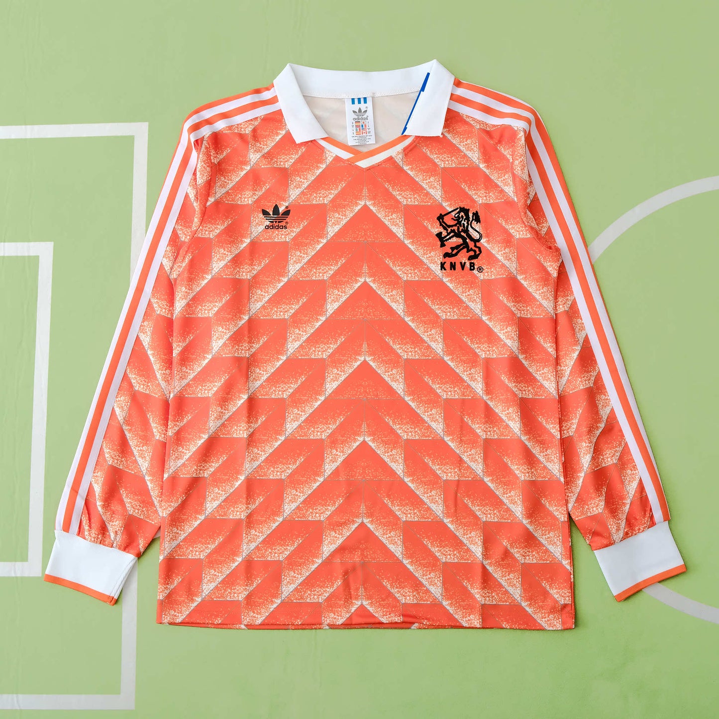 Netherlands 1988/89 Longsleeved Home Jersey - Retro Edition - The Jersey Vault