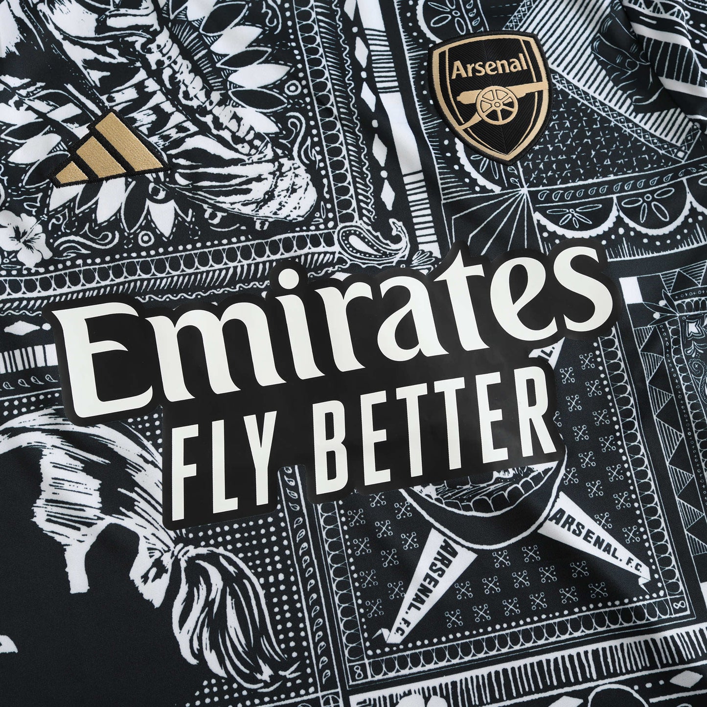 Arsenal 2024/25 Black Special Jersey - Fan Edition