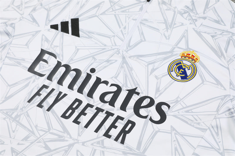 Real Madrid 2024/25 Training Tracksuit (White)