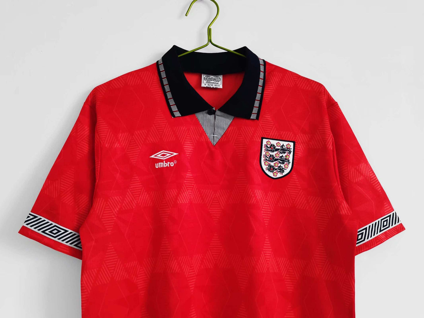 England 1990/01 Jersey - Retro Edition (Red) - The Jersey Vault