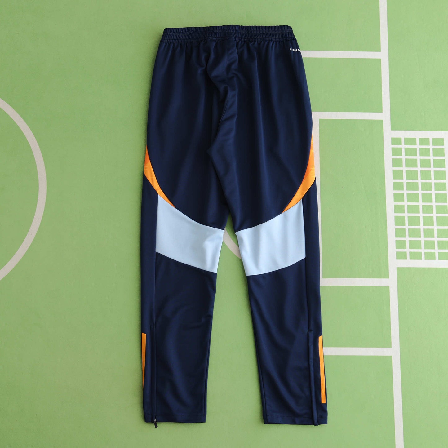 Real Madrid 2024/25 Training Tracksuit (White + Orange #3)