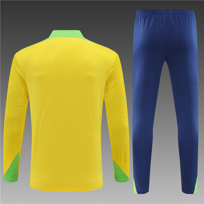 Brazil 2024/25 Training Tracksuit (Yellow)
