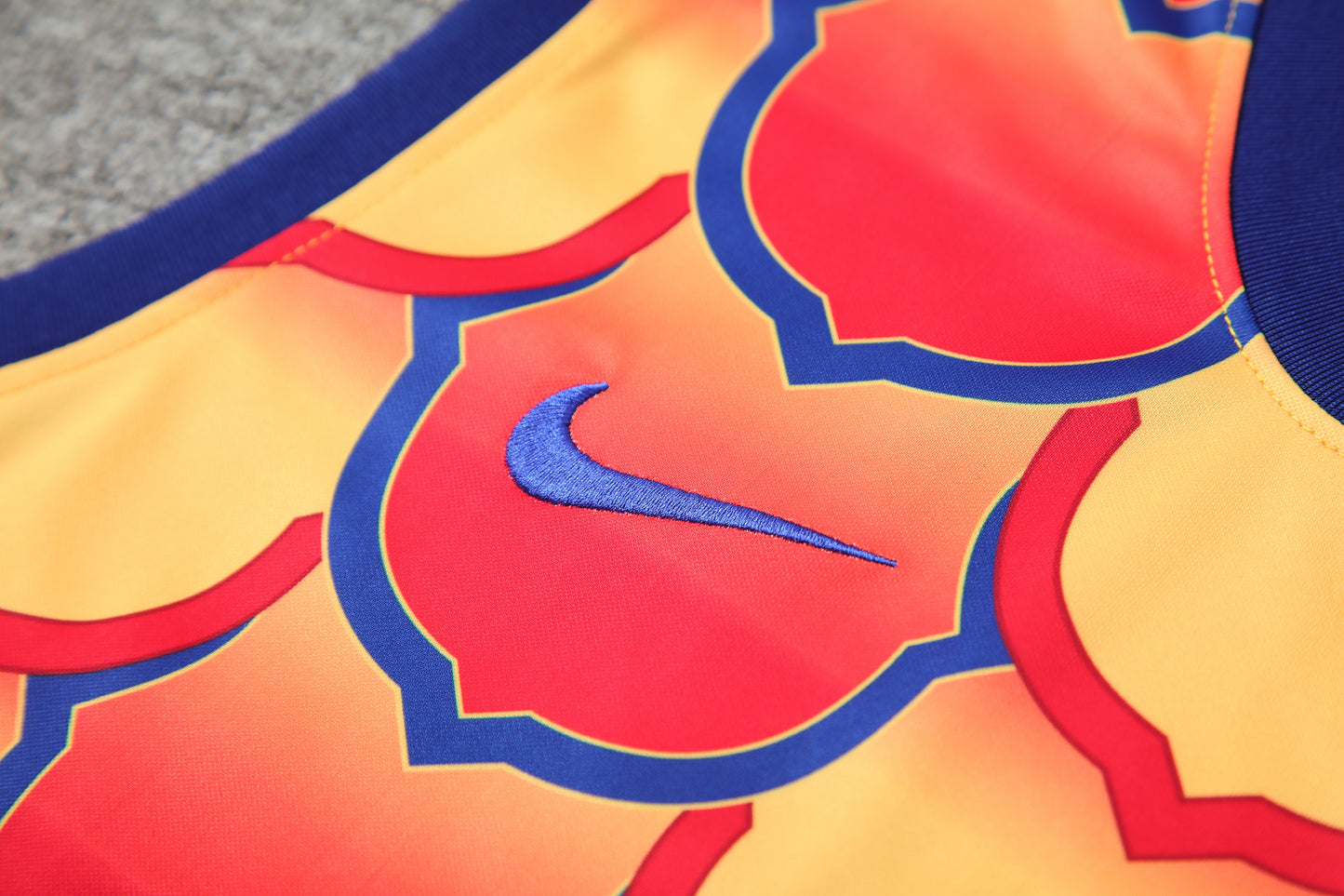FC. Barcelona 2024/25 Training Vest Tracksuit (orange 2)