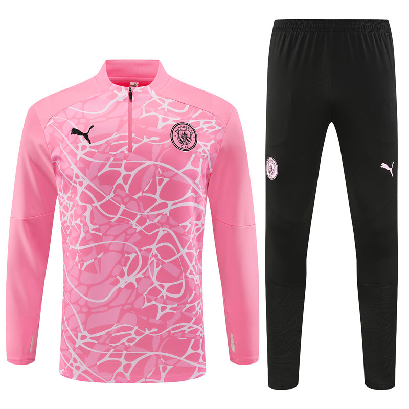 Manchester City 2024/25 Training Tracksuit (Pink)