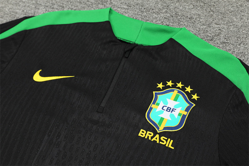 Brazil 2024/25 Training Tracksuit (Black)