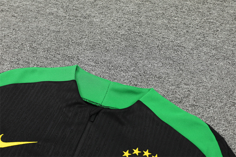 Brazil 2024/25 Training Tracksuit (Black)