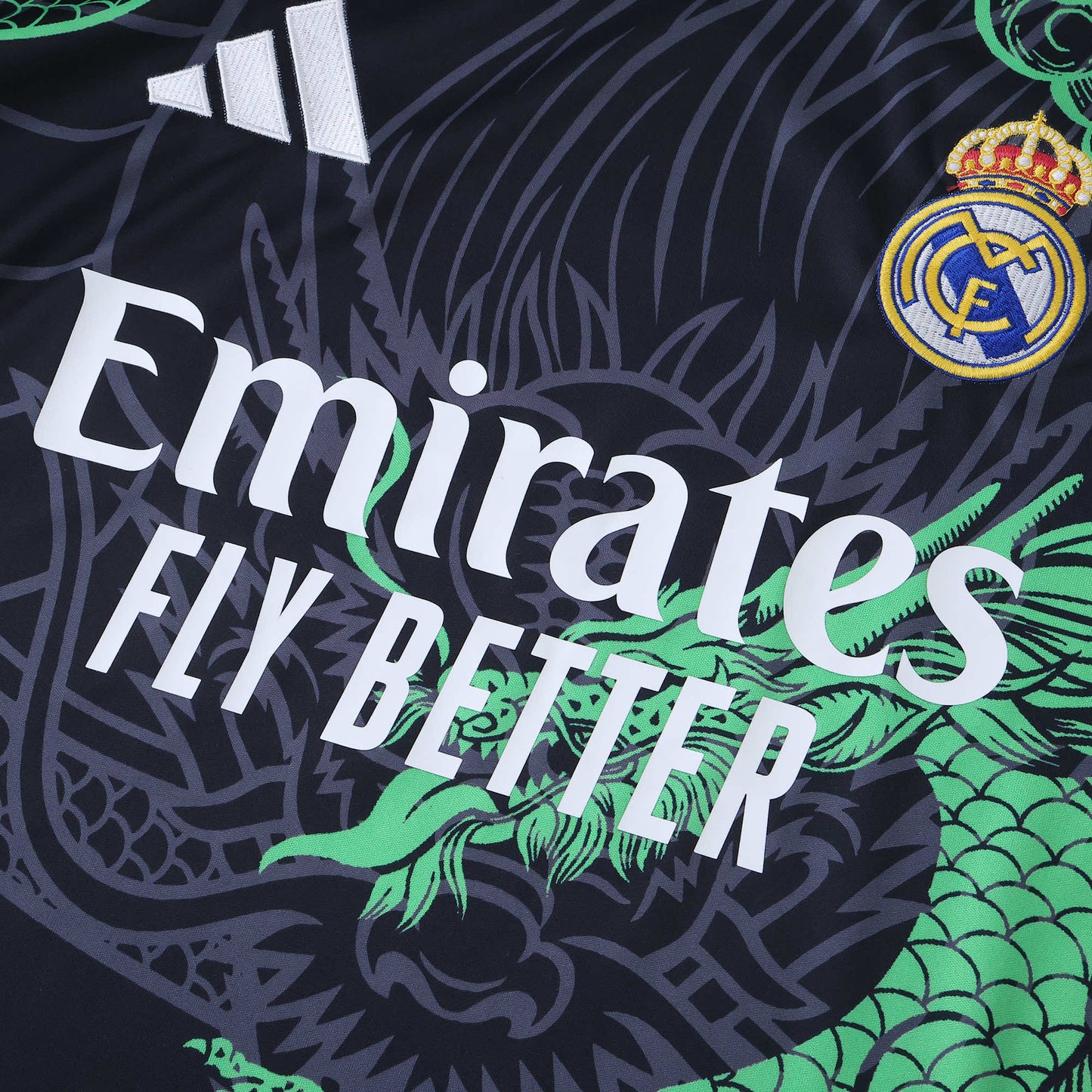 Real Madrid 2024/25 Emerald Dragon Jersey - Special Edition - The Jersey Vault