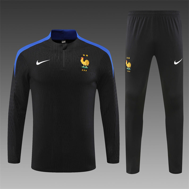 France 2024/25 Training Tracksuit (Black )