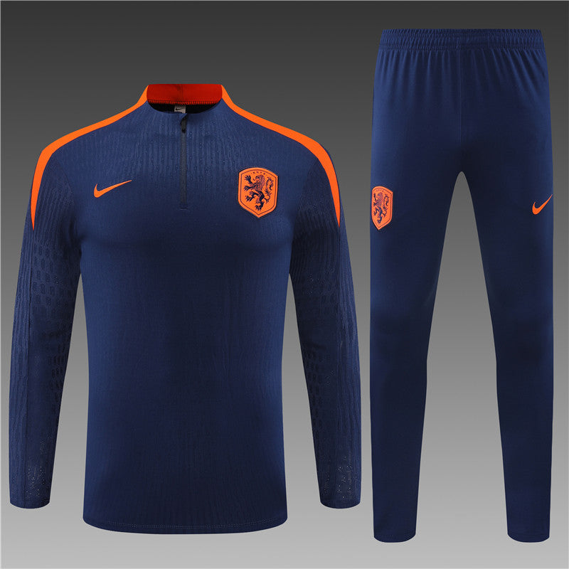 Netherlands 2024/25 Training Tracksuit (Navy)