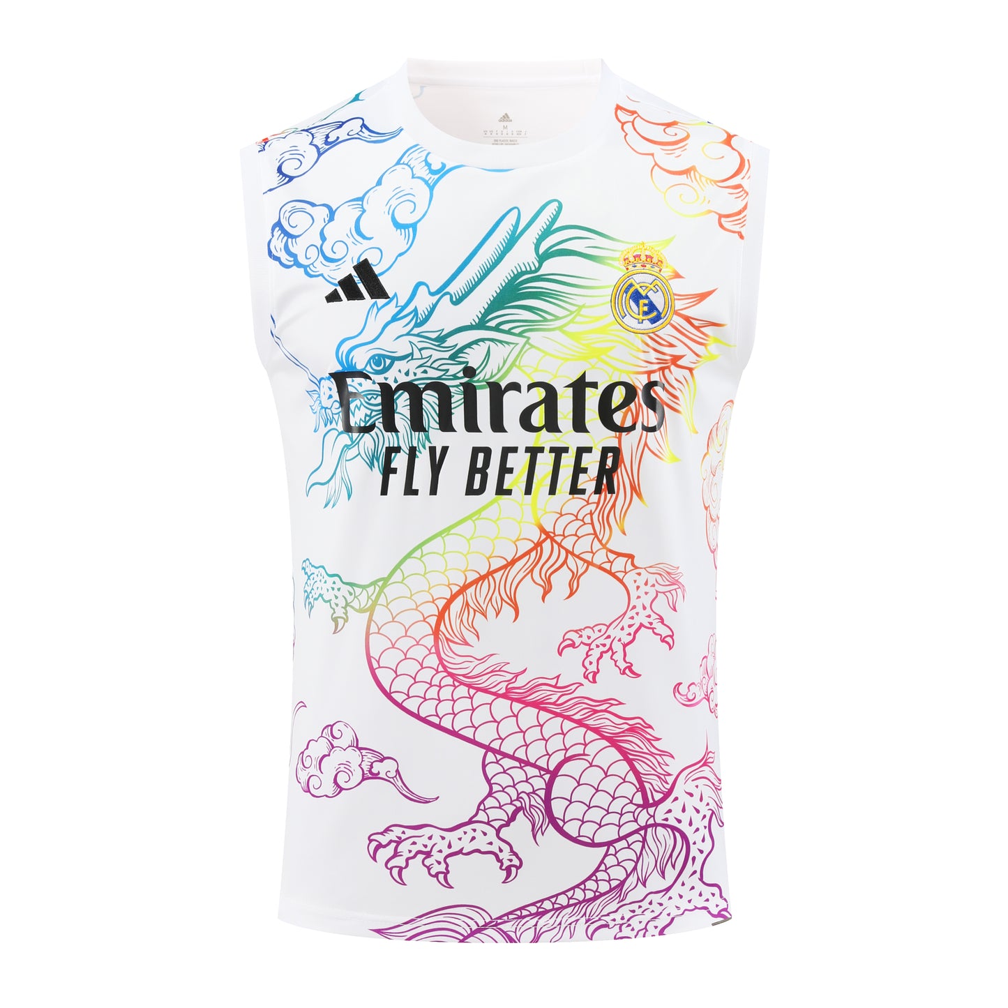 Real Madrid 2024/25 Training Vest Tracksuit (Rainbow white)