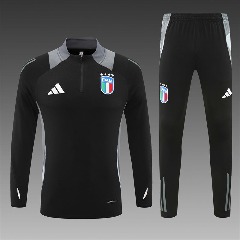 Italy 2024/25 Training Tracksuit (Black)