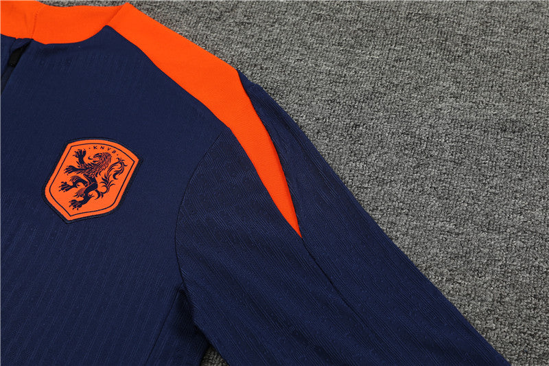 Netherlands 2024/25 Training Tracksuit (Navy)