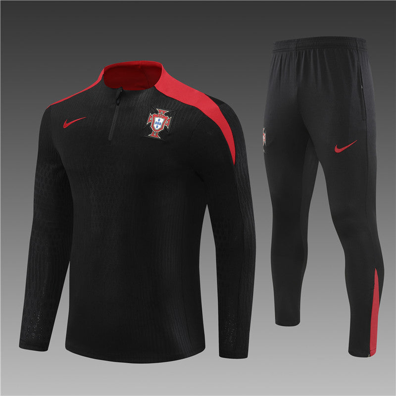 Portugal 2024/25 Training Tracksuit ( Black)