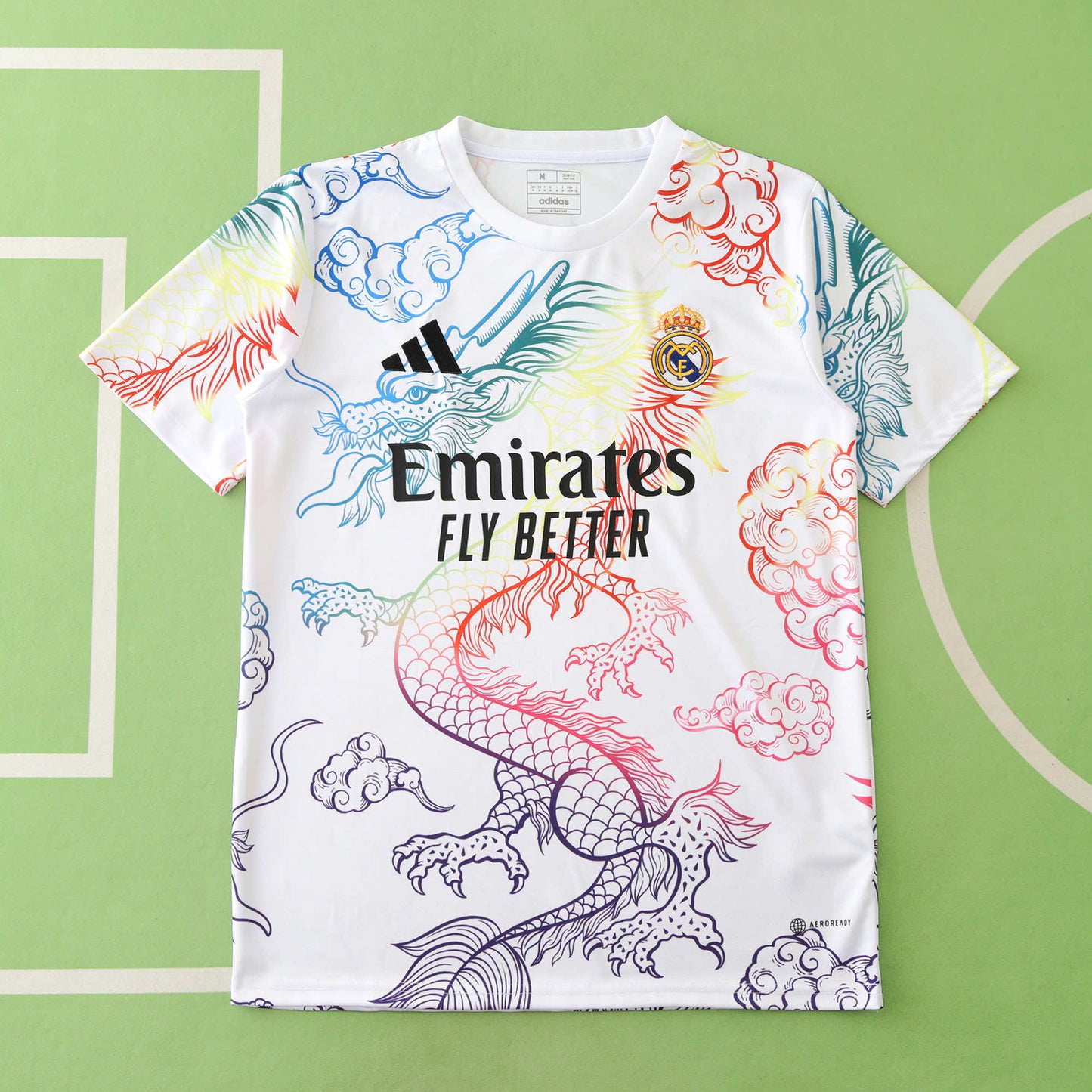 Real Madrid 2024/25 Rainbow Dragon Jersey - Special Edition (White)