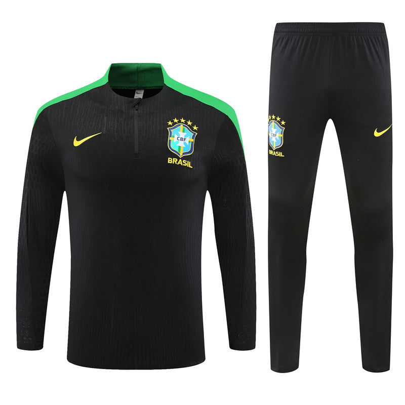 Brazil 2024/25 Training Tracksuit (Black)