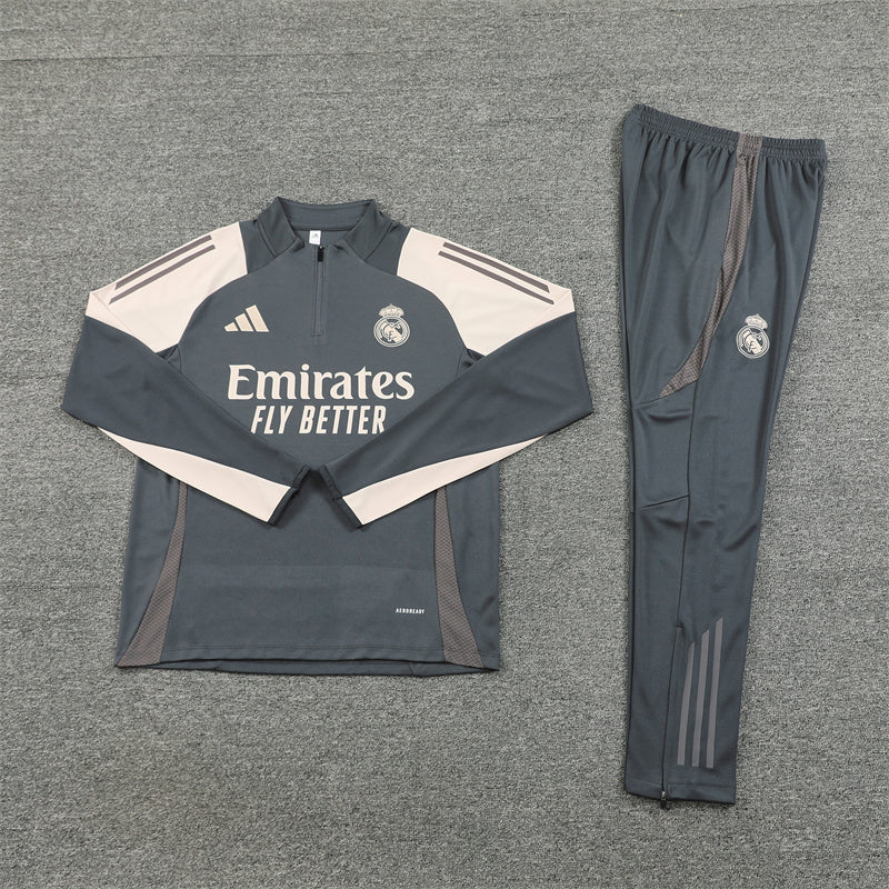 Real Madrid 2024/25 Training Tracksuit (Grey)