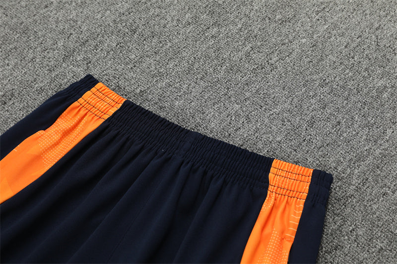 Real Madrid 2024/25 Training Tracksuit (White + Orange #5)