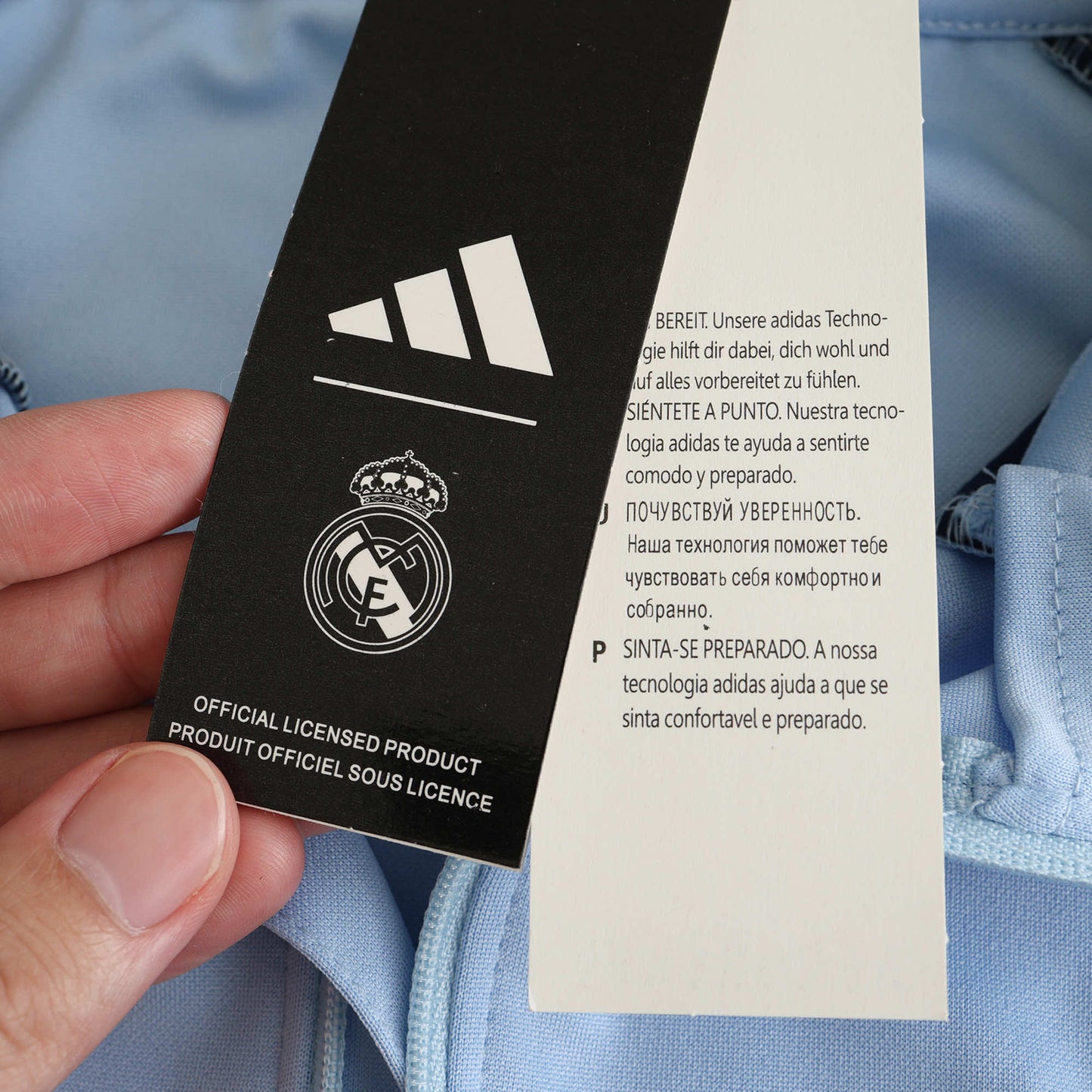 Real Madrid 2024/25 Training Tracksuit (White + Orange #3)
