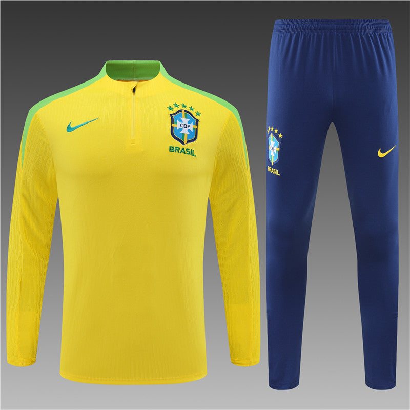 Brazil 2024/25 Training Tracksuit (Yellow)