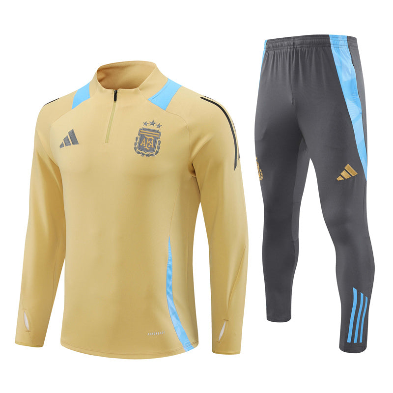Argentina 2024/25 Training Tracksuit (Gold)