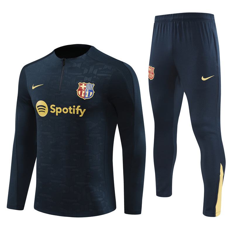 Barcelona 2024/25 Training Tracksuit (Navy)