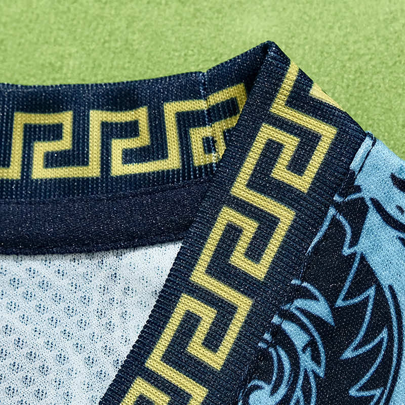 Italy 2023/24 Blue Versace Jersey - Special Edition - The Jersey Vault
