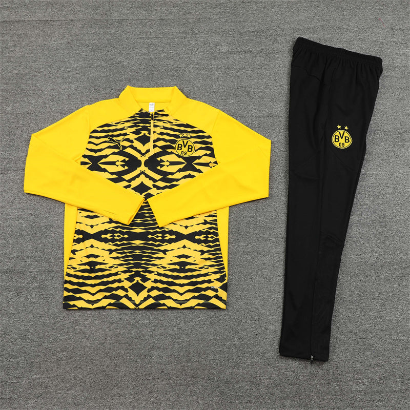 Borussia Dortmund 2024/25 Training Tracksuit (Yellow + Black)