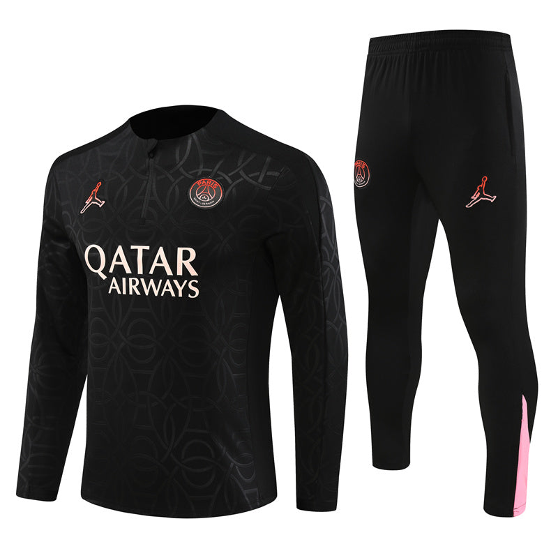 Paris Saint Germain 2024/25 Training Tracksuit ( Black )