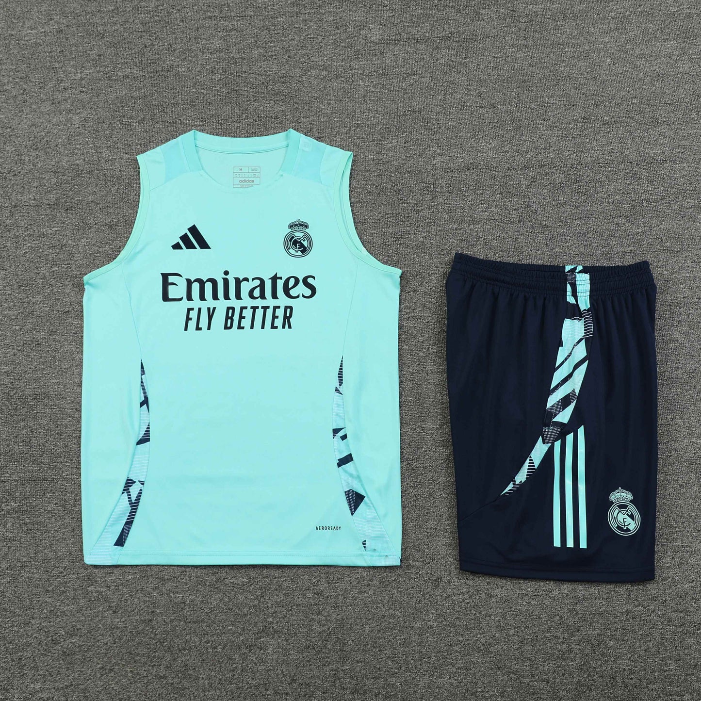 Real Madrid 2024/25 Training Vest Tracksuit (teal)
