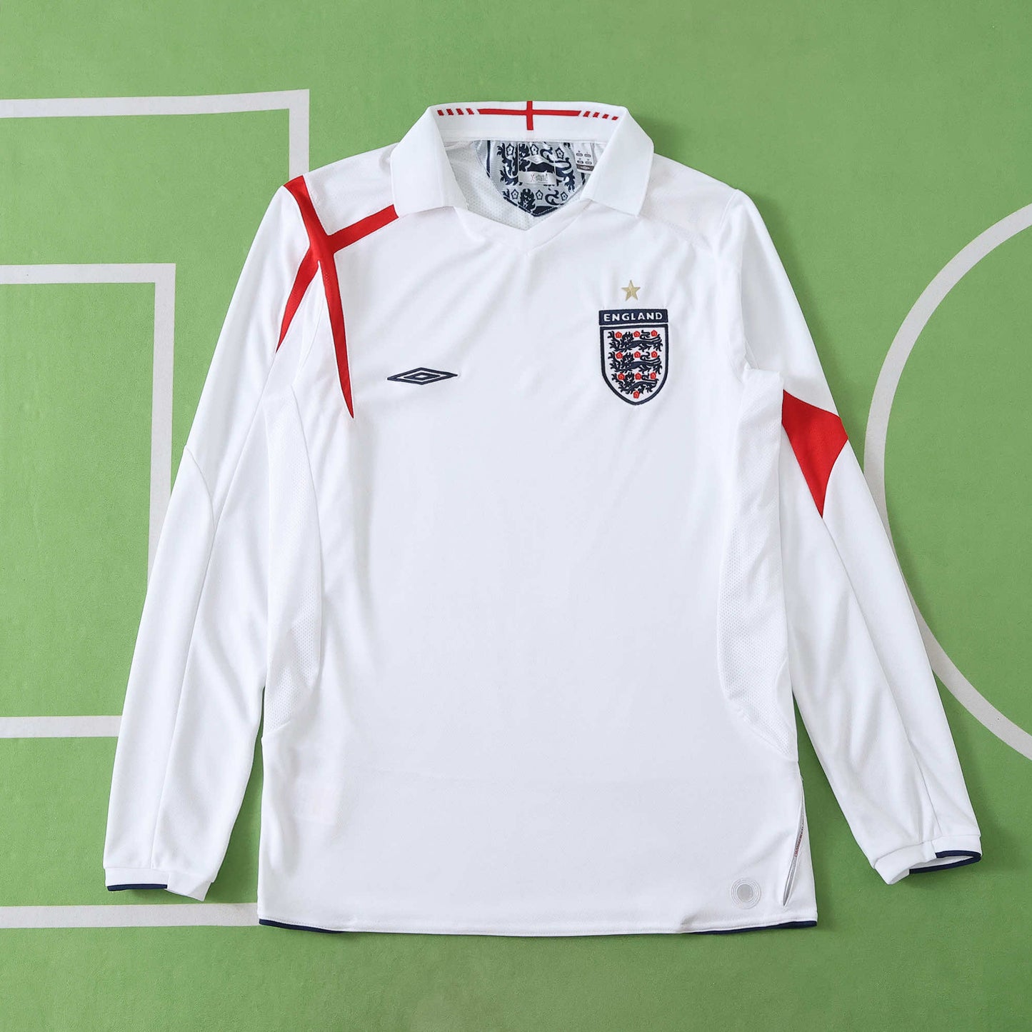 England 2003/03 Longsleeved Home Jersey - Retro Edition