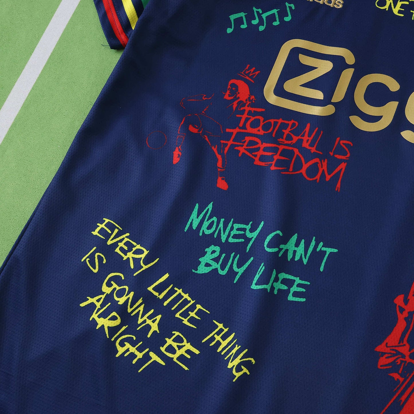 AFC Ajax 2025/26 Bob Marley Concept Jersey - Special Edition (Navy)