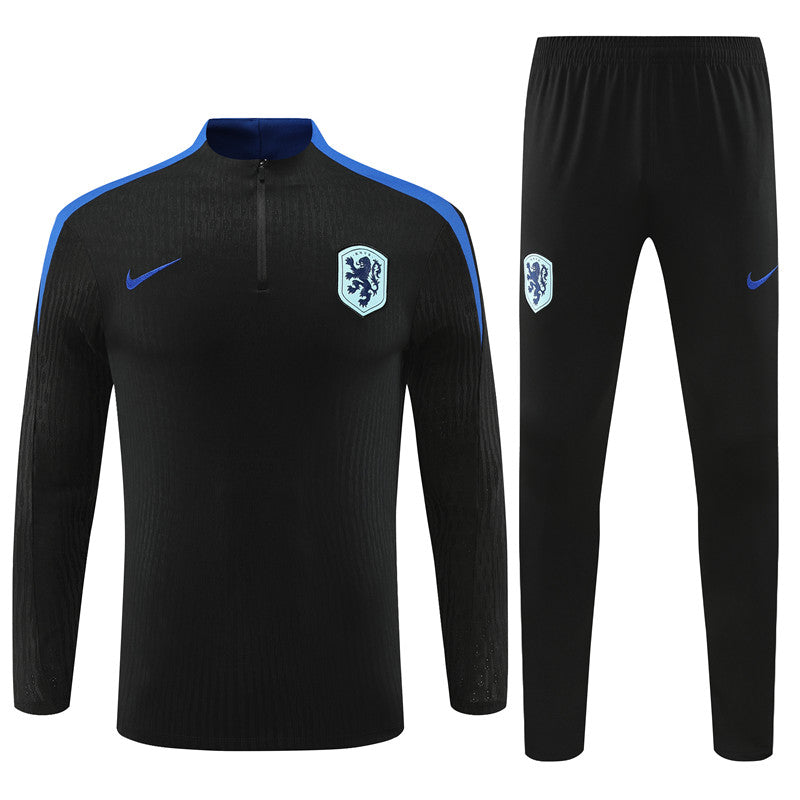 Netherlands 2024/25 Training Tracksuit (Black)