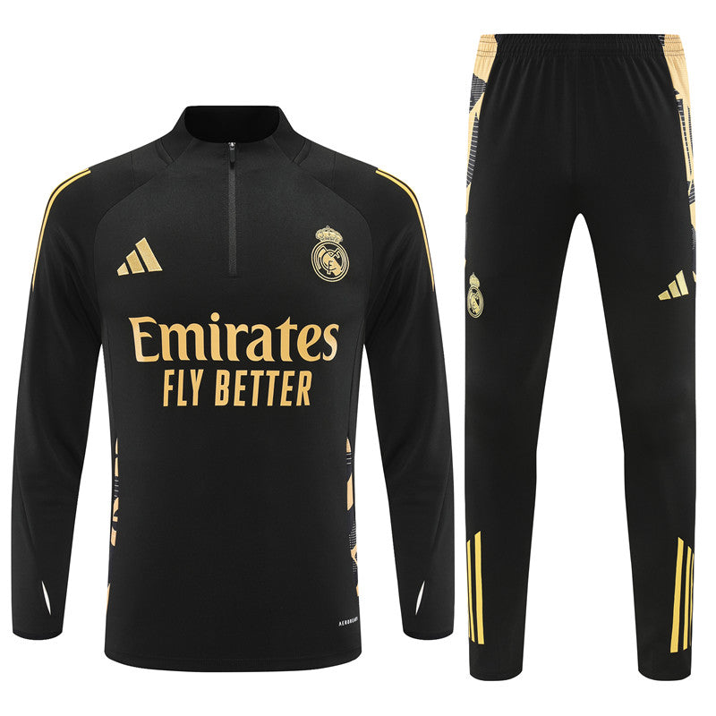Real Madrid 2024/25 Training Tracksuit (Black #2)