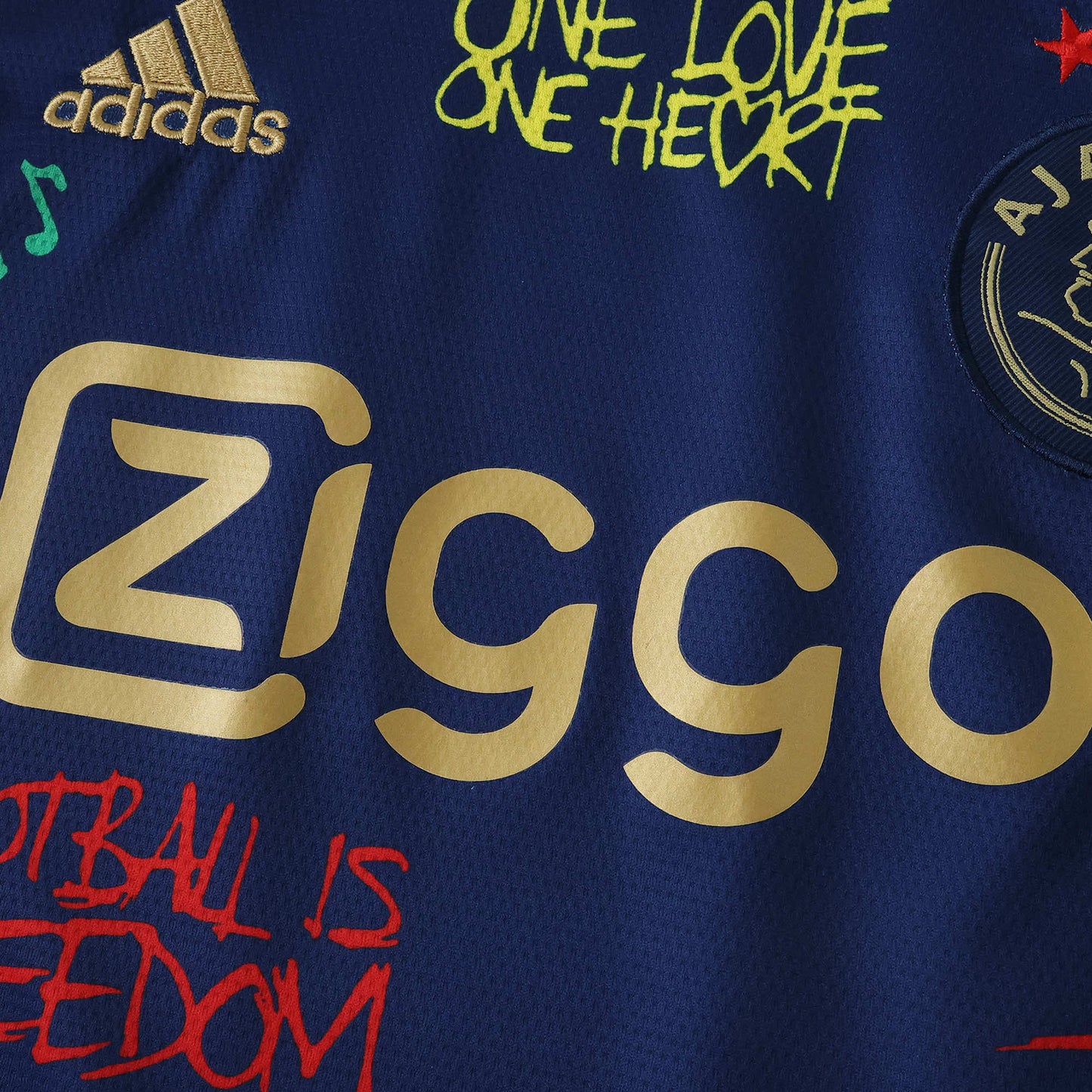 AFC Ajax 2025/26 Bob Marley Concept Jersey - Special Edition (Navy)