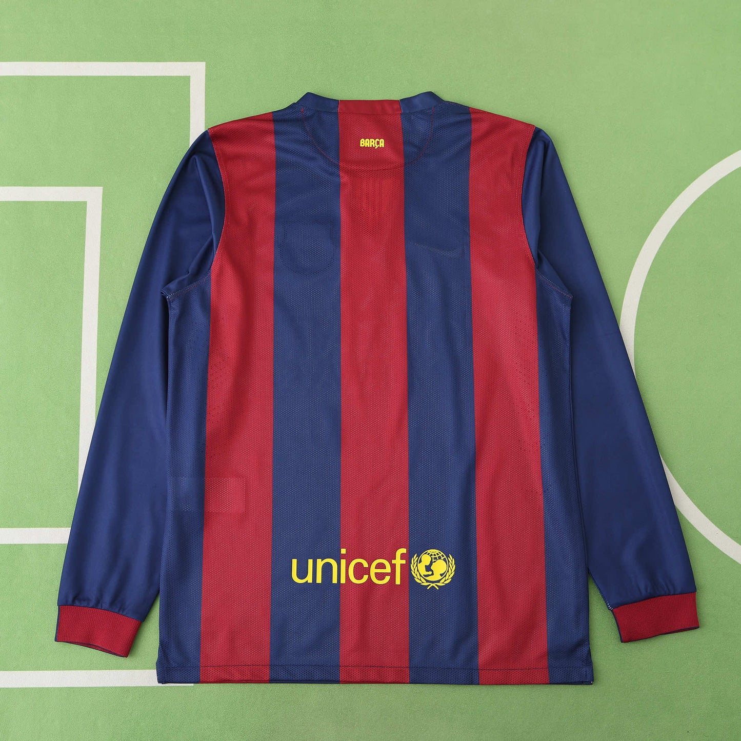 FC Barcelona 2014/15 Longsleeved Home Jersey - Retro Edition