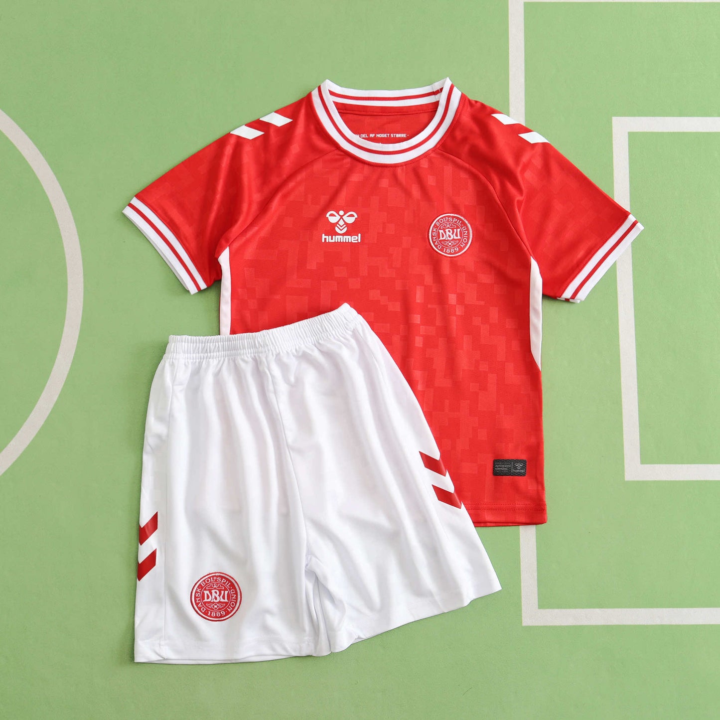 UEFA Denmark 2024/25 Home Kit - Fan Edition (Kids)