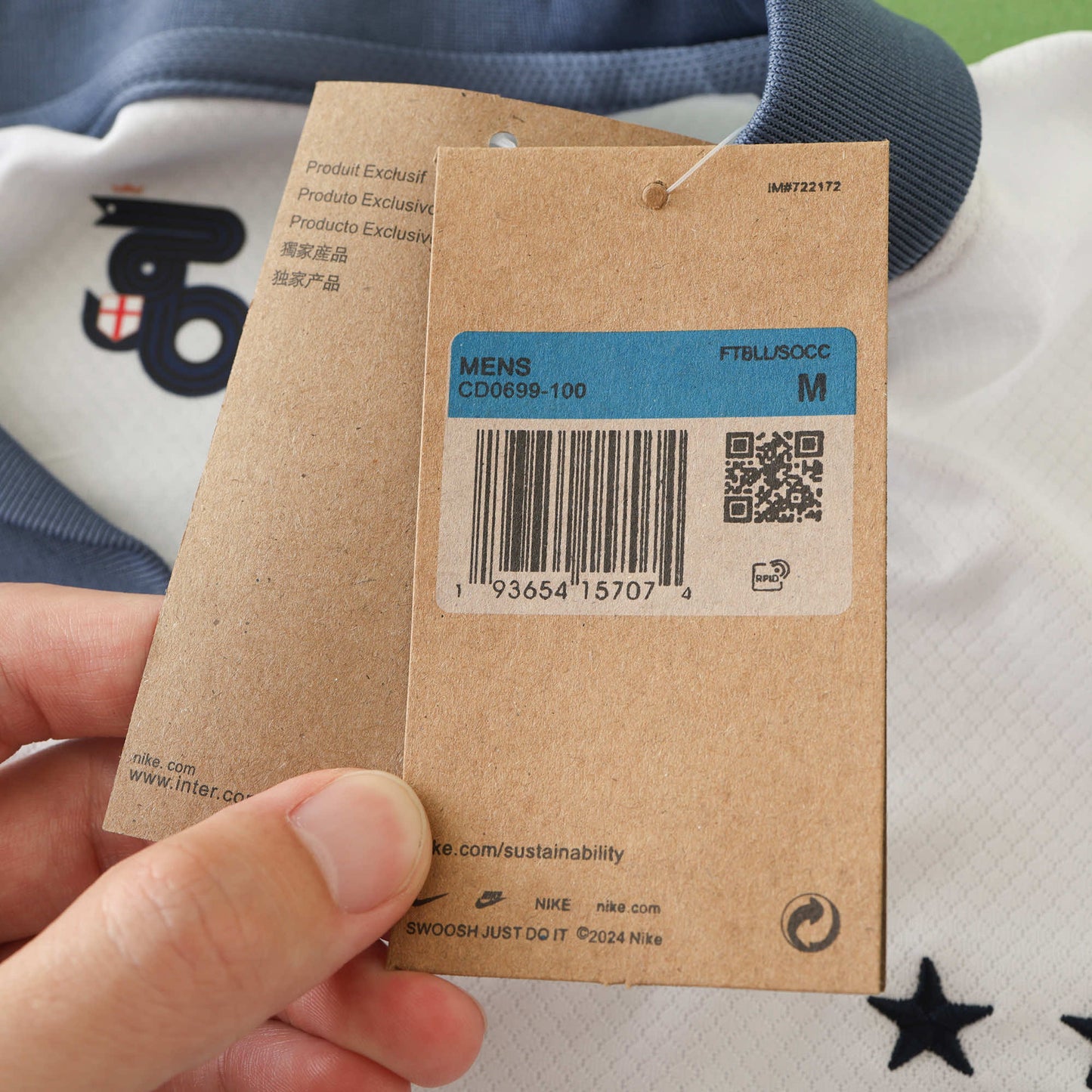 Inter Milan 2024/25 Away Jersey - Fan Edition - The Jersey Vault