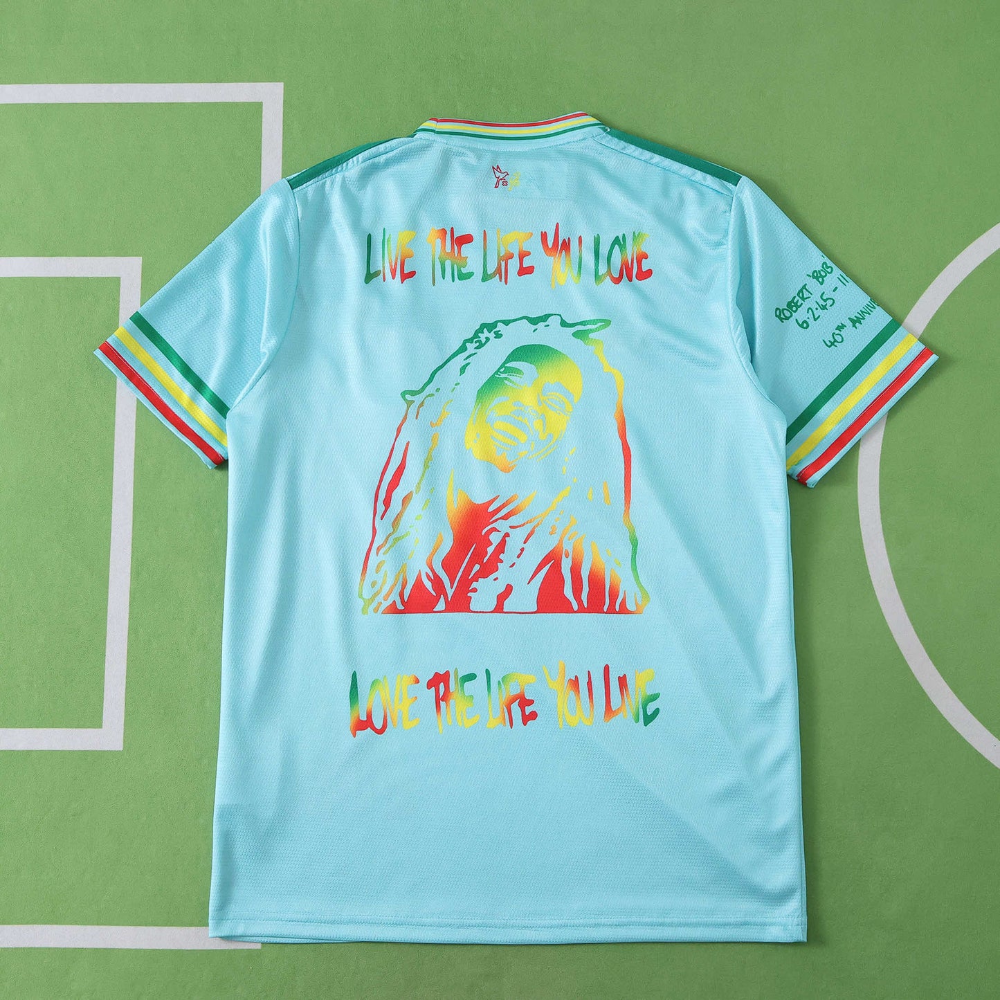AFC Ajax 2025/26 Bob Marley Concept Jersey - Special Edition (Teal)
