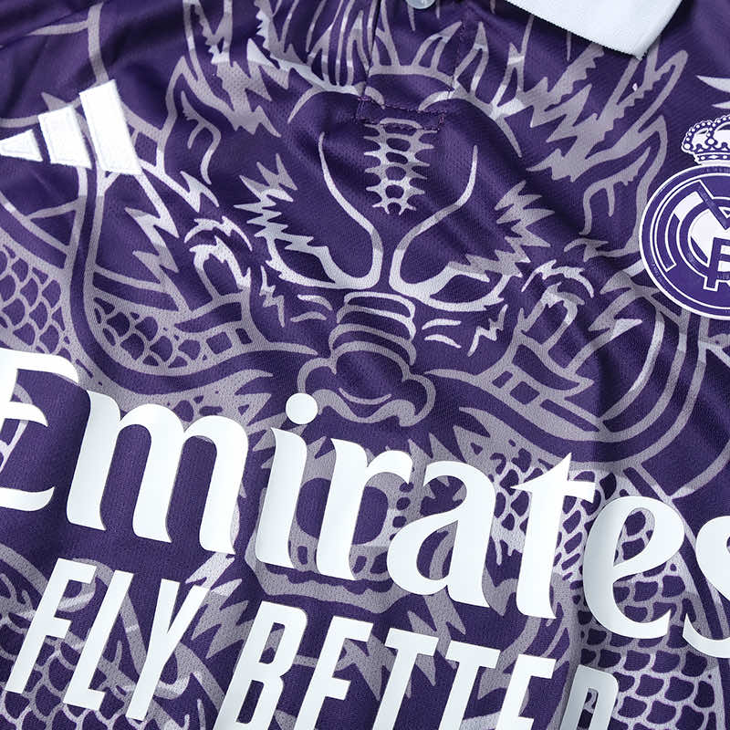Real Madrid 2024/25 The Year of the Loong Memorial Jersey - Special Edition (Purple)