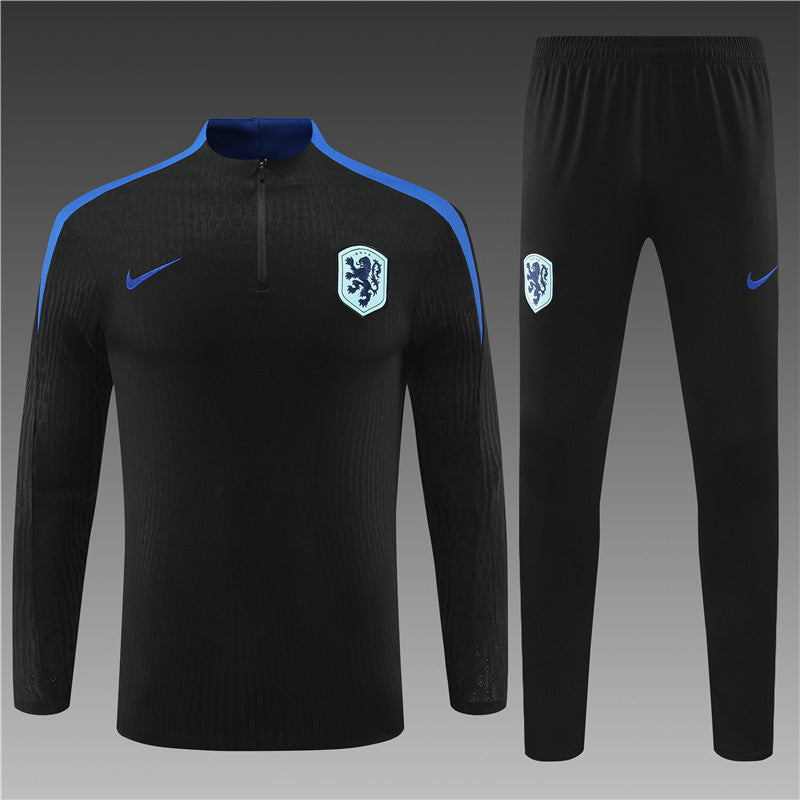 Netherlands 2024/25 Training Tracksuit (Black)