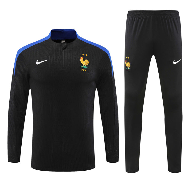 France 2024/25 Training Tracksuit (Black )